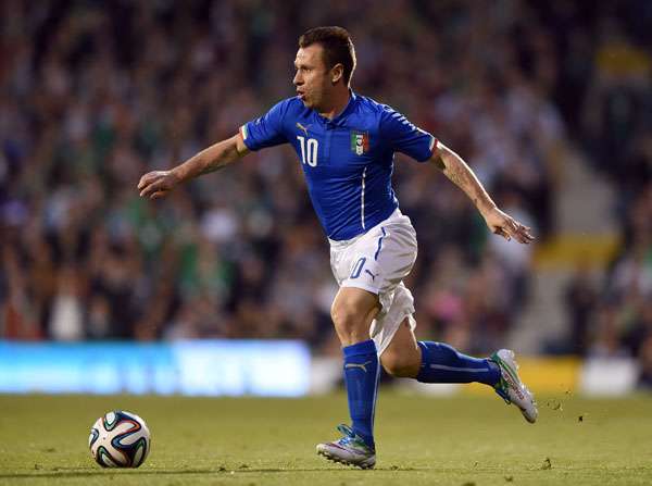 Antonio Cassano is a man of fine tastes :: Getty 
